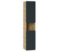 Komodee Mobile Bagno sospeso ARVIDA Rovere/Grigio 2 porte 35x170x35 cm