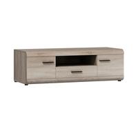 Komodee Mobile TV LYNGDAL - Rovere Sonoma - Cassetto - Larghezza 140 cm, Altezza 44 cm, Profondità 54 cm