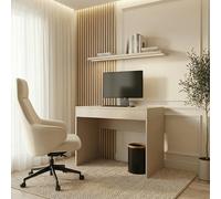 Komodee Scrivania FORDE - Capiente - Con Cassetto - Cachemire - Larghezza 75 cm, Altezza 75 cm, Profondità 50 cm