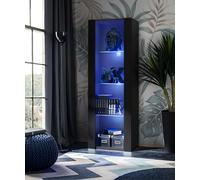 Komodee Vetrina Tivoli A1 Nero 55x159x35 cm