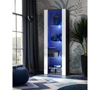 Komodee Vetrina Tivoli A1 Nero/Bianco 55x159x35 cm