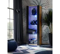 Komodee Vetrina Tivoli A1 Wotan/Nero 55x159x35 cm