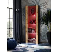 Komodee Vetrina Tivoli A2 Nero/Wotan 55x159x35 cm