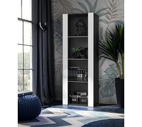 Komodee Vetrina Tivoli Nero/Bianco 55x159x35 cm