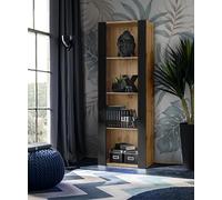 Komodee Vetrina Tivoli Wotan/Nero 55x159x35 cm