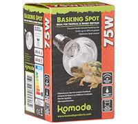 Komodo Basking - Lampadina Spot per rettili, Temperatura Regolabile, Durevole, Riscaldamento diurno e Notte, per Interni, terrario, Gabbia, recinto 75 W