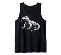 Komodo Drago Rettile Lucertola Animale della Giungla Design Canotta