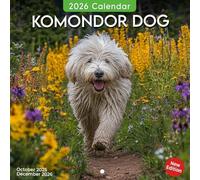 Komondor Dog Calendar 2026: Twelve months of unique coats and loyal companions