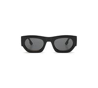 KOMONO Alpha Black Tortoise Unisex Oval Bio Nylon G850 Sunglasses for Men and Women with UV Protection and Scratch-Resistant Lenses