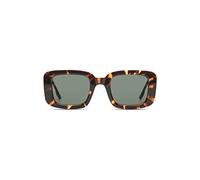 KOMONO Avery Havana Unisex Square Tritan Sunglasses for Men and Women with UV Protection and Scratch-Resistant Lenses