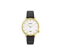 KOMONO Harlow Croco Men's Unisex Japanese Quartz Analogue Watch with Genuine Leather Strap