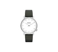 KOMONO Harlow Men's Unisex Japanese Quartz Analogue Watch with Leather Strap