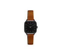 KOMONO Kate Black Cognac Women's Japanese Quartz Analogue Watch with Leather Strap