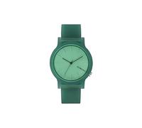 KOMONO Mono Glow Orologio automatico da donna con cinturino in silicone, blu-verde, cinghia