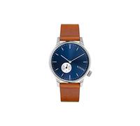KOMONO Winston Subs Blue Cognac Men's Japanese Quartz Analogue Watch with Leather Strap