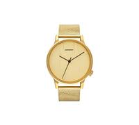 KOMONO Winston Tag Mesh Gold Men's Japanese Quartz Analogue Watch with Stainless Steel 304L Strap
