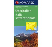 Kompass Carta N.324: Italia Settentrionale - 1:500.000 Carta stradale