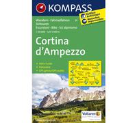 Kompass Carta N° 55 Cortina D'Ampezzo