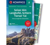 Kompass Carta N.5725: Dolomiten 2 - Kastelruth, Seiser Alm, Schlern, Rosengarten 1:35.000 unisex