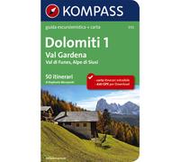 Kompass Carta N.5735: Dolomiti 1 Val Gardena, Val di Funes, Alpe di Siusi unisex