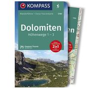 Kompass Carta N.5780: Dolomiten Höhenwege 1-3 1:50.000