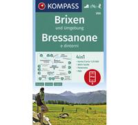 Carta escursionistica n. 050. Bressanone e dintorni: 4in1 Wanderkarte mit Panorama und Aktiv Guide inklusive Karte zur offline Verwendung in der KOMPASS-App. Fahrradfahren. Skitouren.