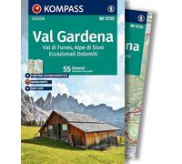 KOMPASS guida escursionistica Val Gardena, Val di Funes, Alpe di Siusi, 55 itinerari: cartina escursionistica, Download gratuito dei dati GPX: 5735