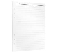 KOMPASS® Inserti per notebook ad anello, formato A5 (14,5 cm x 21 cm), 30 pagine a righe per notes, To-Do Lists & Creative Ideas | Carta FSC di alta qualità | Refill Insert Sheets for A5 Planner