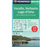 KOMPASS-Karten Carta escursionistica n. 97. Varallo, Verbania, Lago d'Orta (Map)