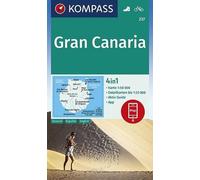 KOMPASS-Karten GmbH Gran Canaria D/S/E + Aktiv Guide (Map)