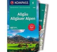 KOMPASS Wanderführer Allgäu, Allgäuer Alpen, 60 Touren mit Extra-Tourenkarte: GPS-Daten zum Download: 5456