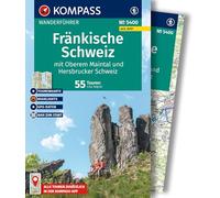 KOMPASS Wanderführer Fränkische Schweiz mit Oberem Maintal und Hersbrucker Schweiz, 55 Touren mit Extra-Tourenkarte: mit Touren und GPS-Daten in der KOMPASS-App: 5400