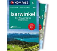 KOMPASS Wanderführer Isarwinkel, Bad Tölz, Lenggries, Walchensee, 60 Touren mit Extra-Tourenkarte: GPS-Daten zum Download: 5430