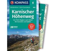 KOMPASS Wanderführer Karnischer Höhenweg, Von Thörl-Maglern nach Sillian, Mit Varianten und Gipfeln, 28 Touren mit Extra-Tourenkarte: GPS-Daten zum Download: 5633