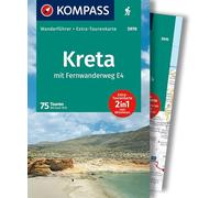 KOMPASS Wanderführer Kreta mit Weitwanderweg E4, 75 Touren mit Extra-Tourenkarte: GPS-Daten zum Download: 5970