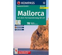 KOMPASS Wanderführer Mallorca, 78 Touren mit Extra-Tourenkarte: mit Touren und GPS-Daten in der KOMPASS-App: 5911