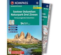 KOMPASS Wanderführer Sextner Dolomiten, Naturpark Drei Zinnen - Herausragende Dolomiten, 50 Touren mit Extra-Tourenkarte: mit Touren und GPS-Daten in der KOMPASS-App: 5733
