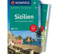 Libri Kompass: Guida Escursionistica Nr 5785 Sizilien & Liparische Inseln In Lin