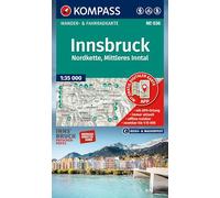 KOMPASS Wanderkarte 036 Innsbruck, Nordkette, Mittleres Inntal 1:35.000: Wander- und Fahrradkarte in einem - inklusive Offline-Verwendung in der ... Panorama. Skitouren. Langlaufen. Reiten.
