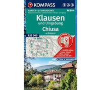 KOMPASS Wanderkarte 059 Klausen und Umgebung / Chiusa e dintorni 1:25.000: Wander- und Fahrradkarte in einem - inklusive Offline-Verwendung in der ... Radwege. Skitouren. Langlaufen. Reiten.