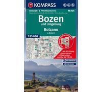 KOMPASS Wanderkarte 154 Bozen und Umgebung / Bolzano e dintorni 1:25.000: Wander- und Fahrradkarte in einem - inklusive Offline-Verwendung in der ... Radwege. Skitouren. Langlaufen. Reiten.