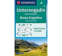 KOMPASS Wanderkarte 98 Unterengadin, Nationalpark / Bassa Engadina, Parco Nazionale 1:40.000: markierte Wanderwege, Hütten, Radrouten