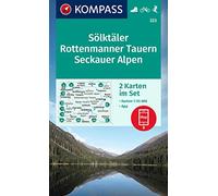 KOMPASS Wanderkarten-Set 223 Sölktäler, Rottenmanner Tauern, Seckauer Alpen (2 Karten) 1:55.000: inklusive Karte zur offline Verwendung in der KOMPASS-App. Fahrradfahren.