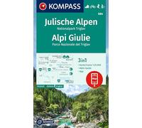 Kompass WK064 Julische Alpen, Triglav: wandelkaart schaal 1:25.000