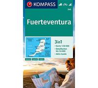 Kompass WK240 Fuerteventura: Wandelkaart Schaal 1 : 50.000