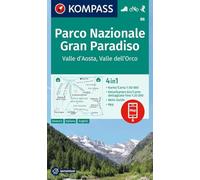 Kompass WK86 Gran Paradiso: wandelkaart schaal 1:50.000: 86
