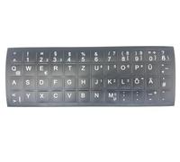 kompatibel mit HP Compaq Presario CQ56 Adesivo per tastiera tedesca, nero opaco, 48 tasti, 1,4 cm x 1,4 cm, autoadesivo, colore: nero opaco