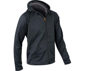 Komperdell 6322, felpa con cappuccio con zip back protector S male Grigio Scuro/Arancione
