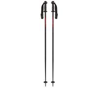 Komperdell - Borraccia per bastoncini da sci - Alpine Schnapspole in Alluminio - Taglia 115 cm - Nero