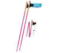 Komperdell - Carbon Cloud FXP Team Vario - Bastoncini per trail running 105-125 cm rosa
